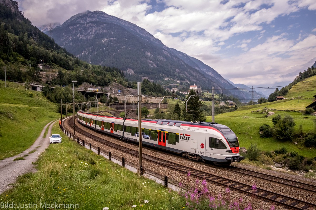 Züge am Gotthard - 04.08.17