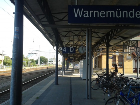 Stillgelegte Bahnanlagen in Warnemünde