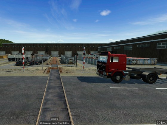 Fabrik für Eisenbahngeleise