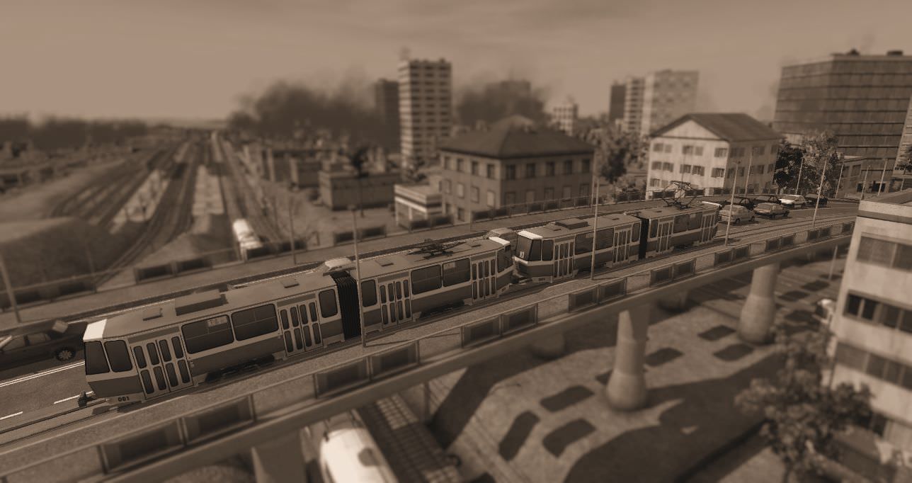 KT4D auf Brücke (Sepia)