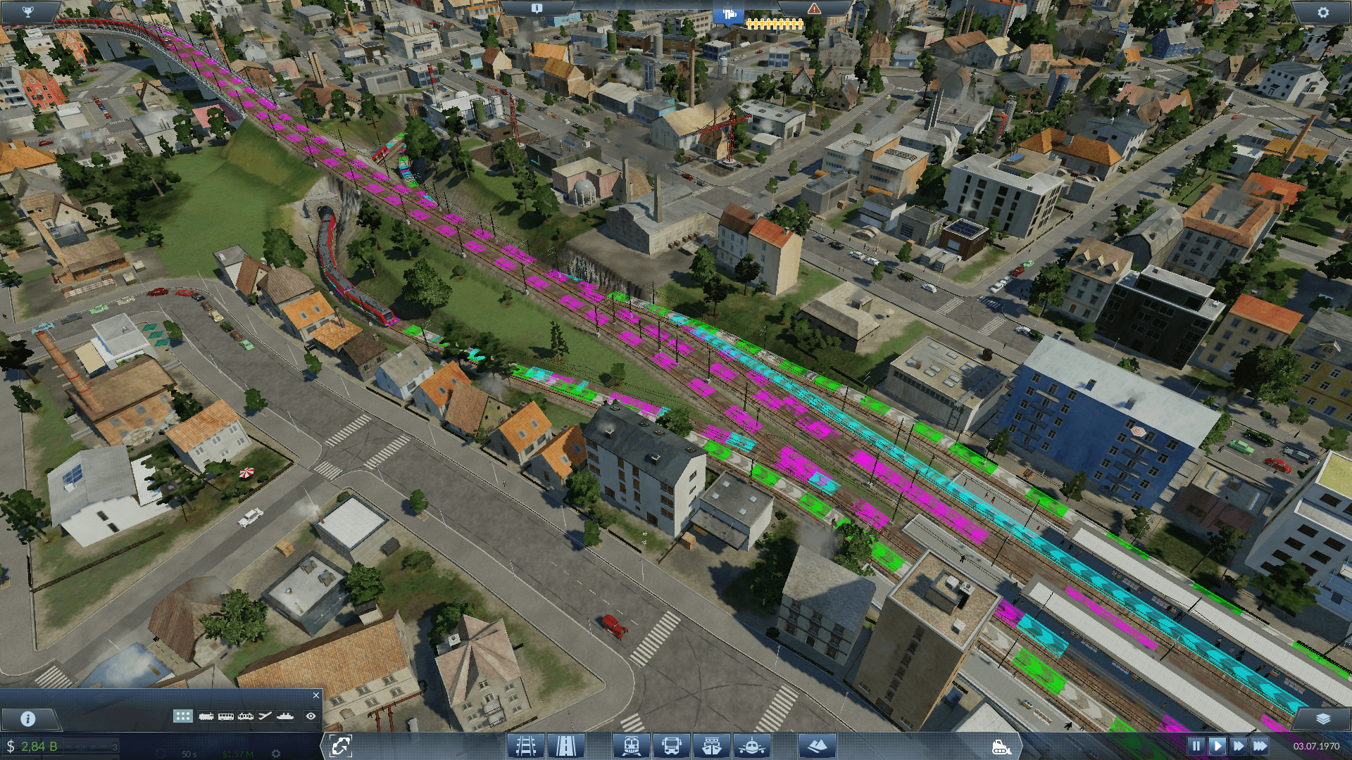 Ostbahnhof München mit Linienführung