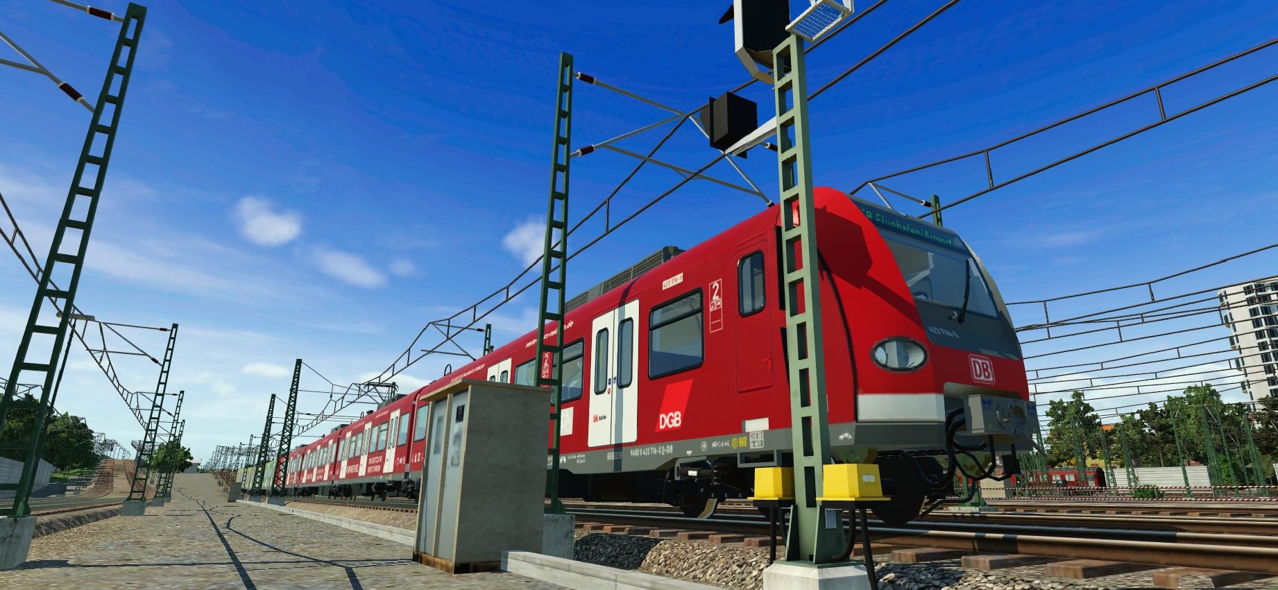 BR 423 kurz vor'm Ostbhanhof