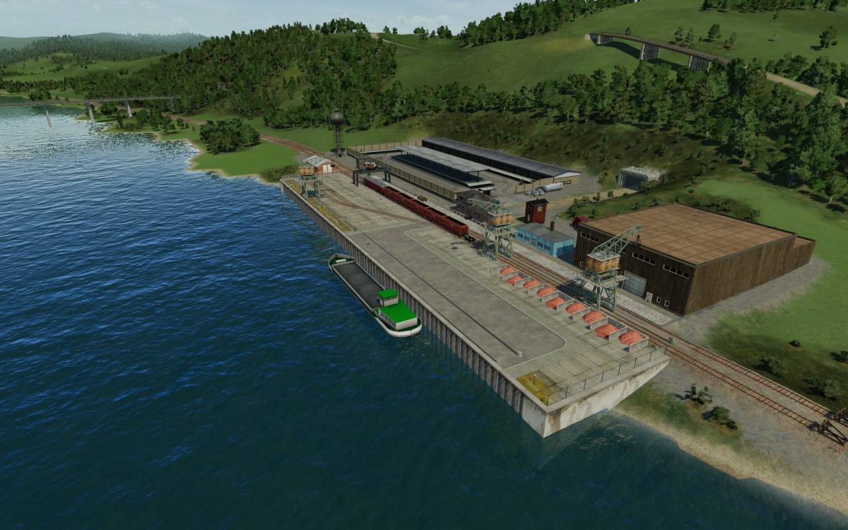 Eisenerzmine - Hafen