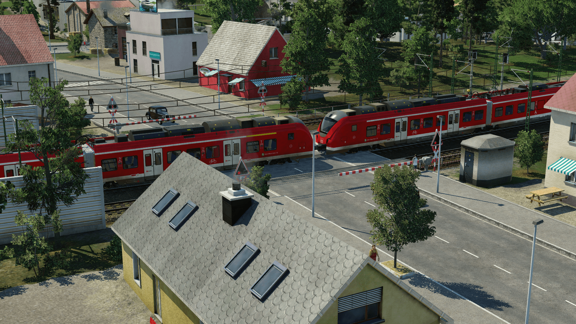 Am Bahnübergang