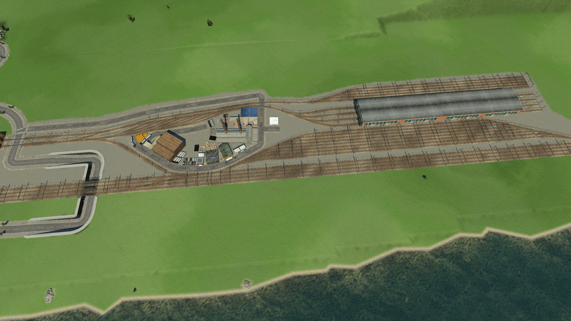 Der Güterbahnhof ist Fertig! 1/2