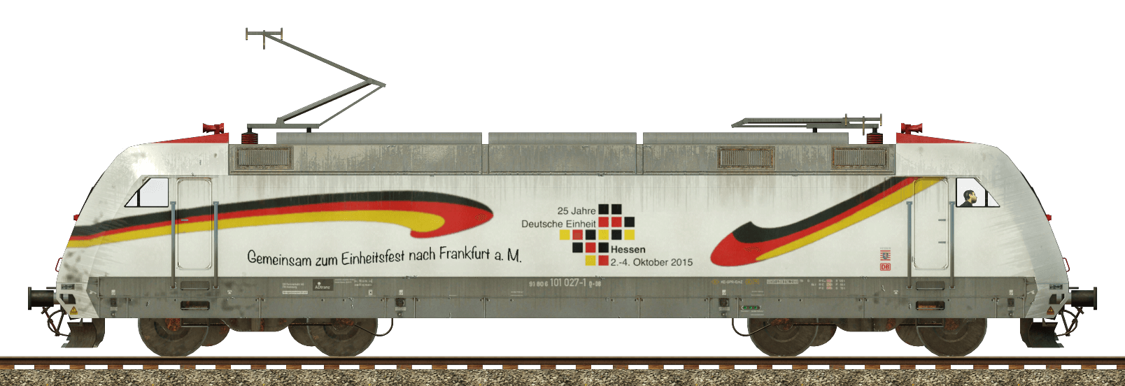 DB 101 027 "25 Jahre Wiedervereinigung"