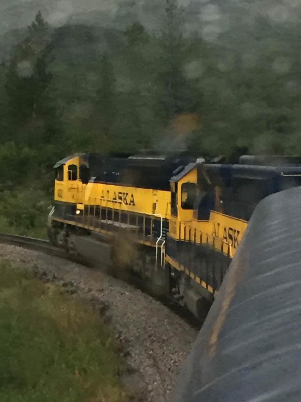 Rainy Day on the Alaska Railroad