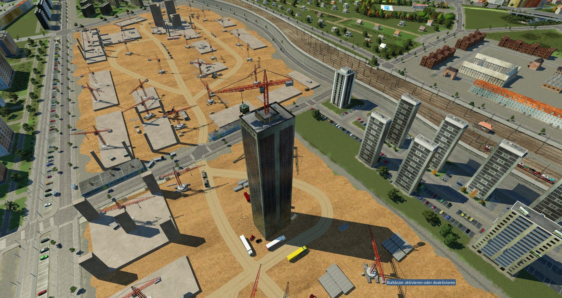 Mega Baustelle - Hochhaus wird bald fertig gestellt.
