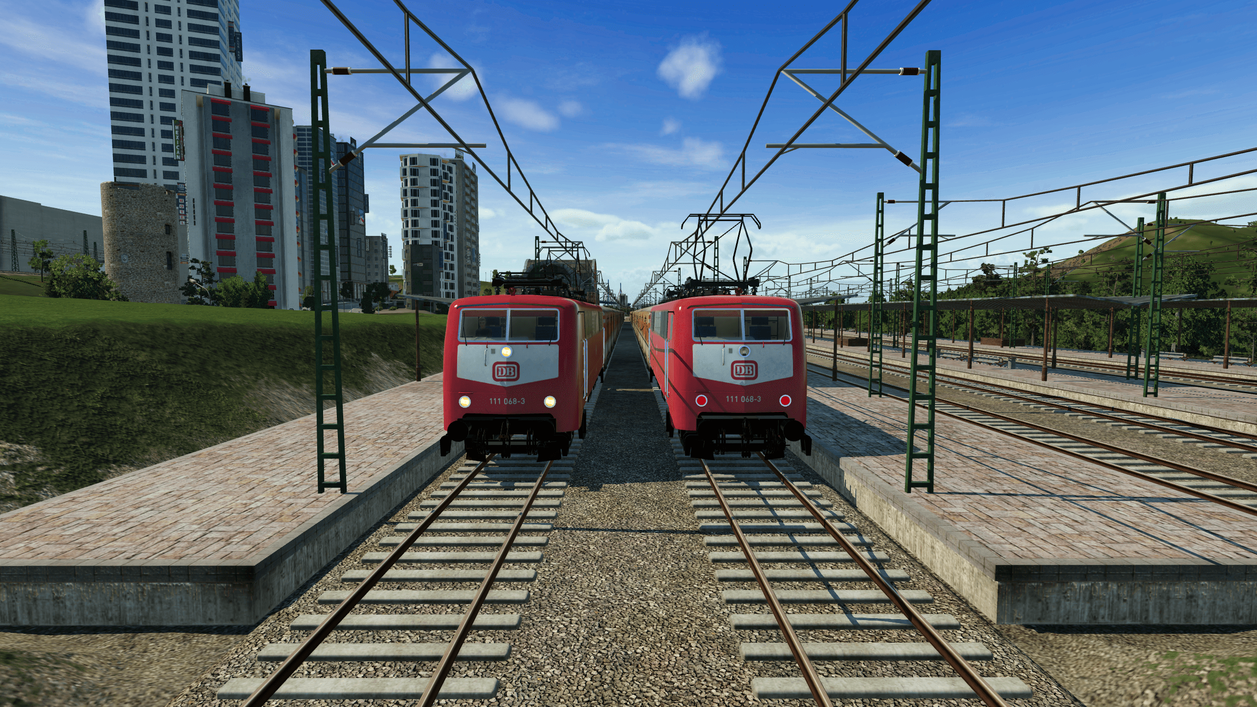 BR 111 Treffen im Westbahnhof von Hückelhoven