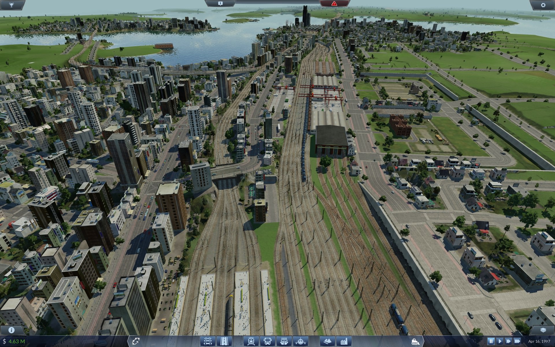 Rail lines