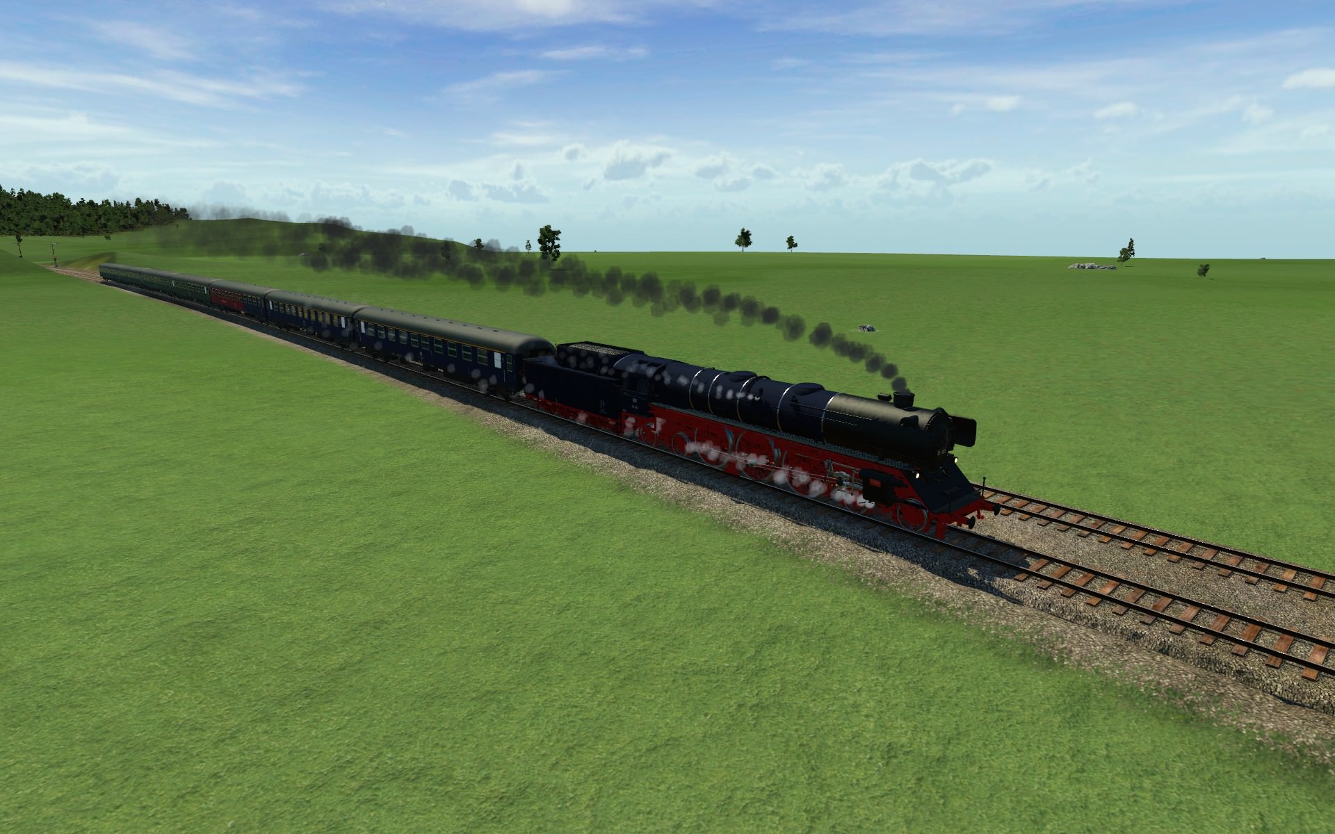 BR05 auf freier Fahrt