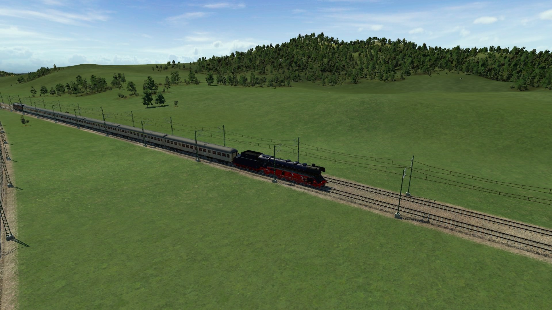 Meine neue Strecke mit einer Br 03 1040 mit Hilfe von der Baureihe 130 DR