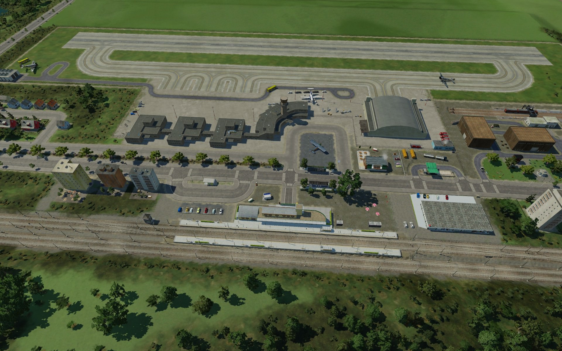 Flughafen Gandersheim - Gesamtansicht