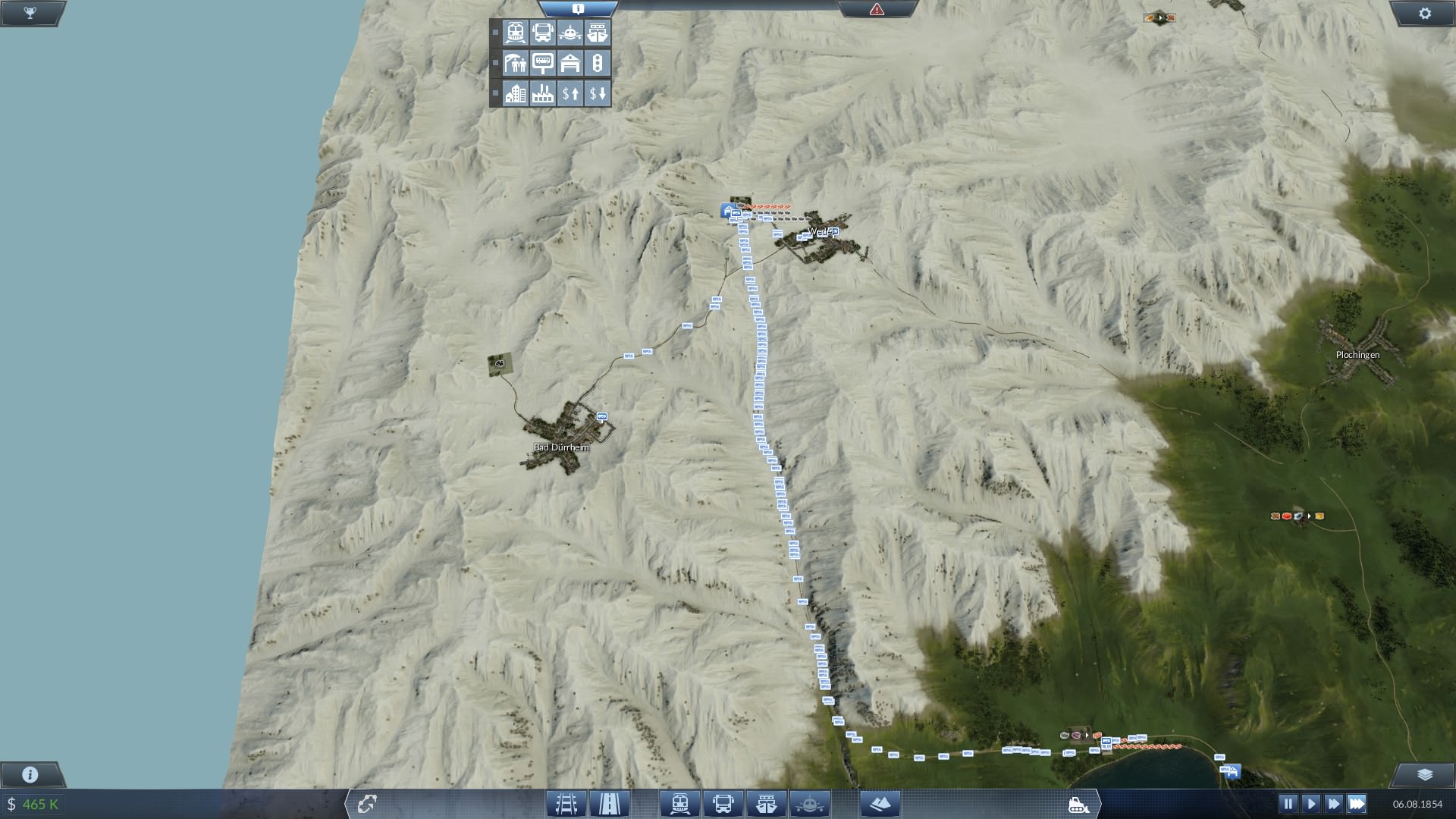 The mountain pass