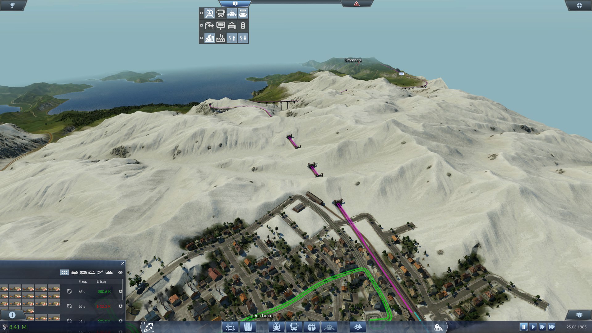 The mountain pass