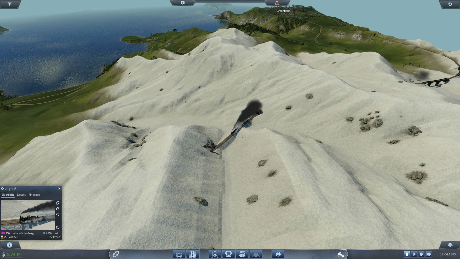 The mountain pass