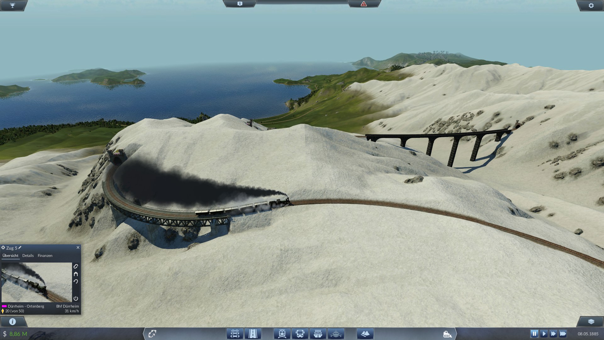 The mountain pass