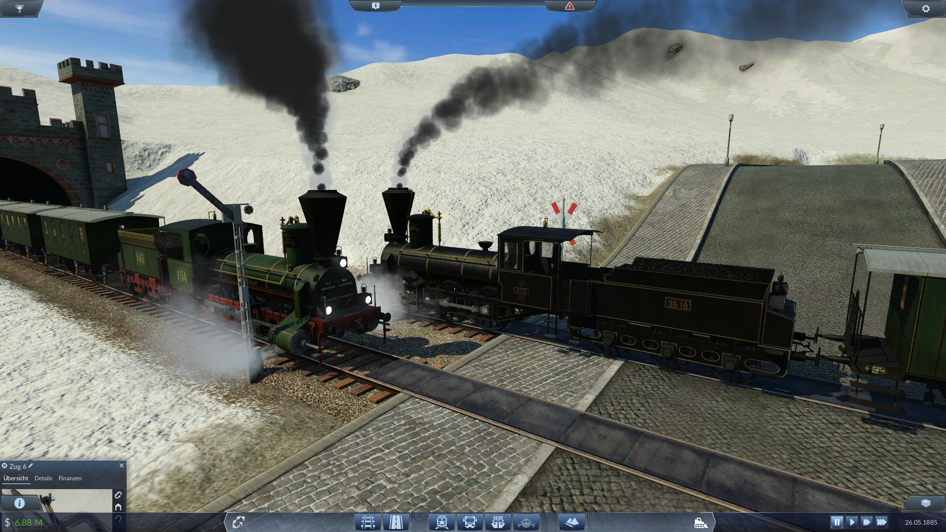 The mountain pass