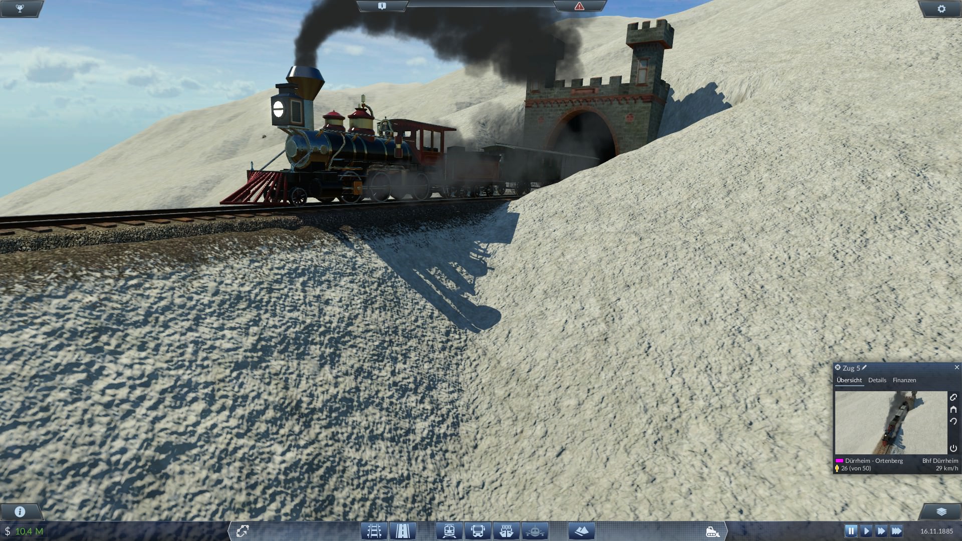 The mountain pass