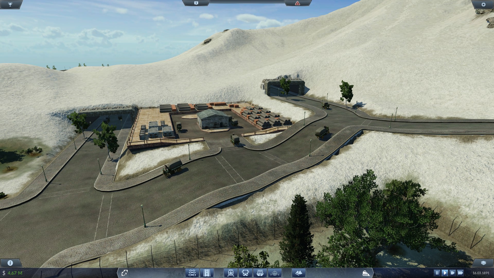 The mountain pass