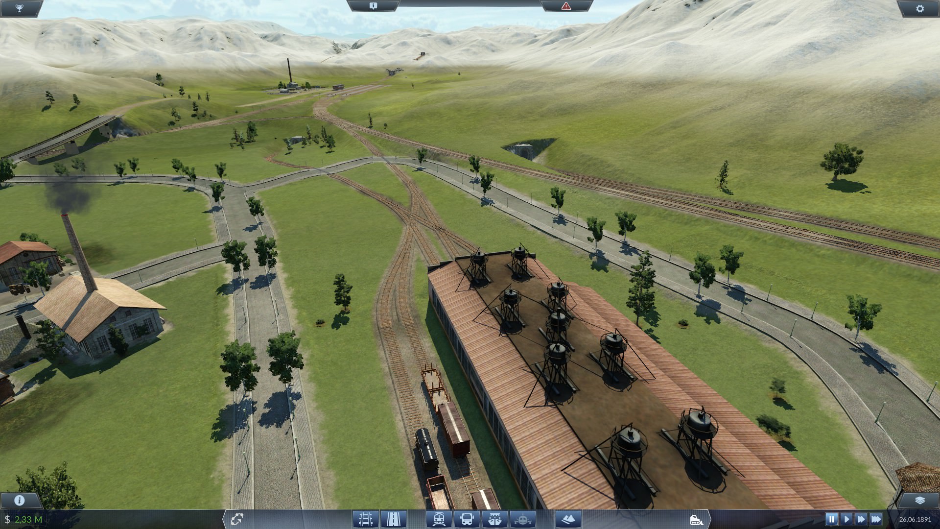 The mountain pass