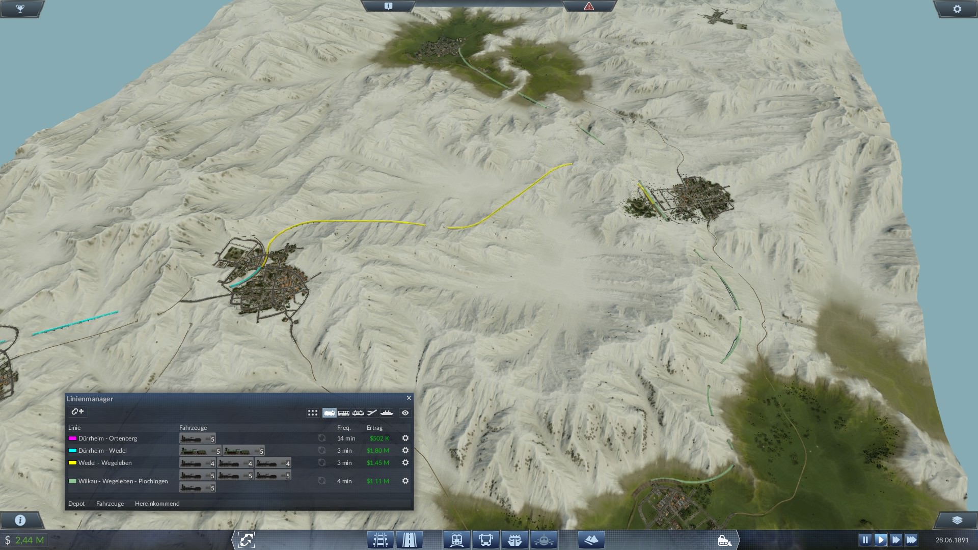 The mountain pass