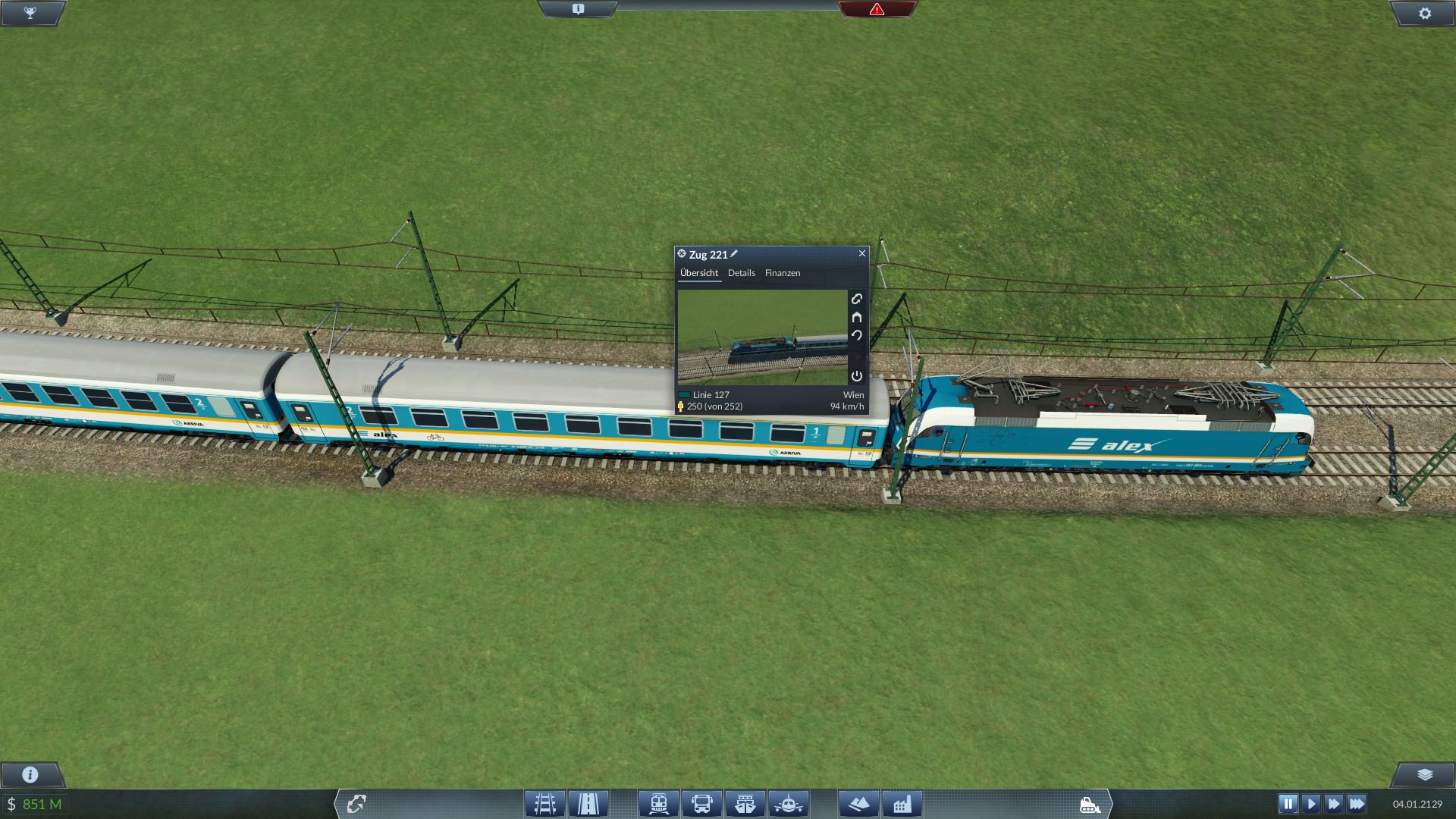 Voller zug