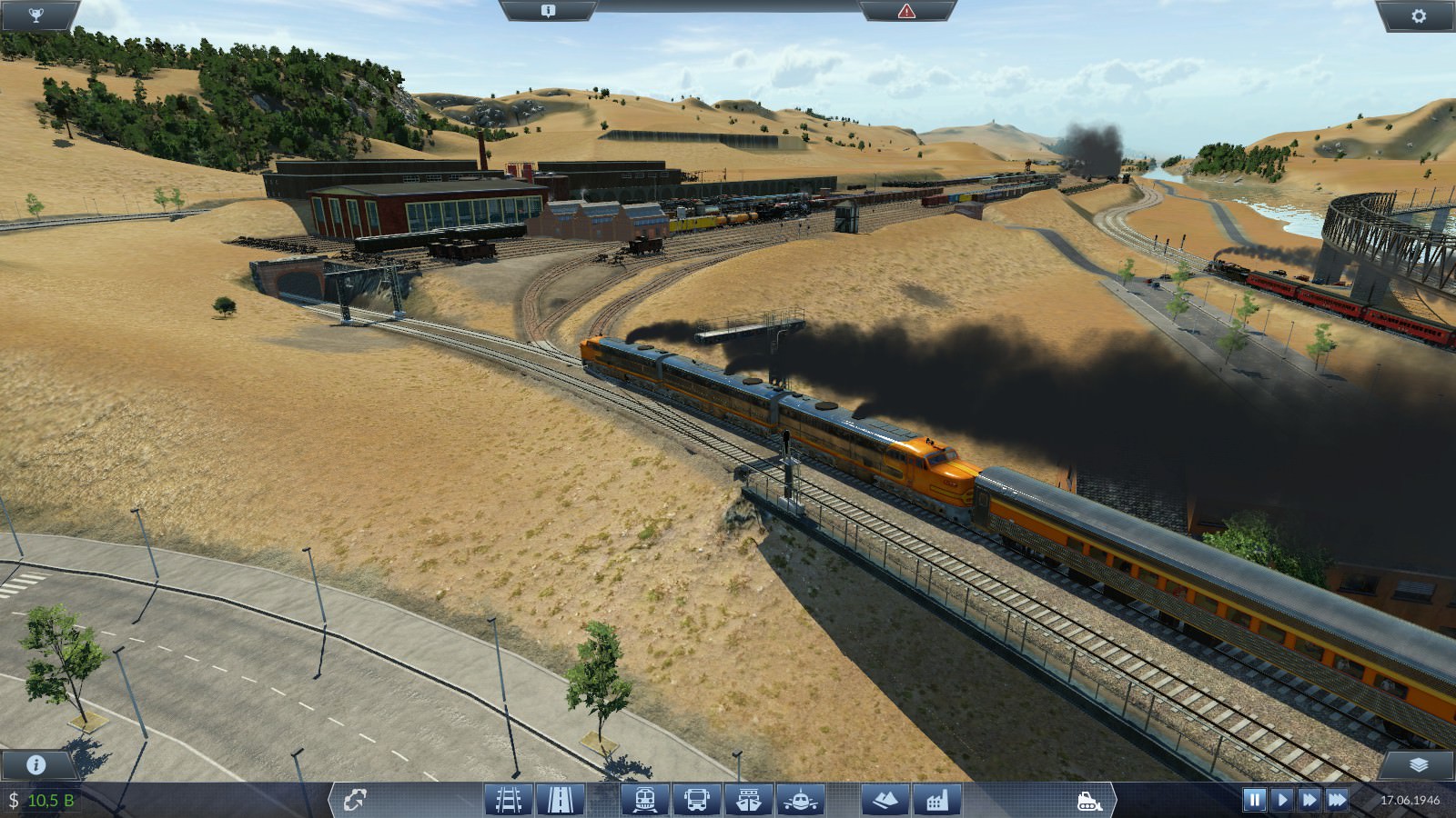 ALCO PA fährt am Depot vorbei