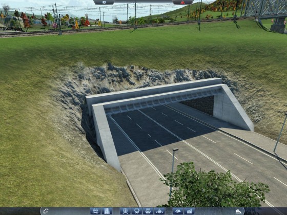 Neuer Tunneleingang
