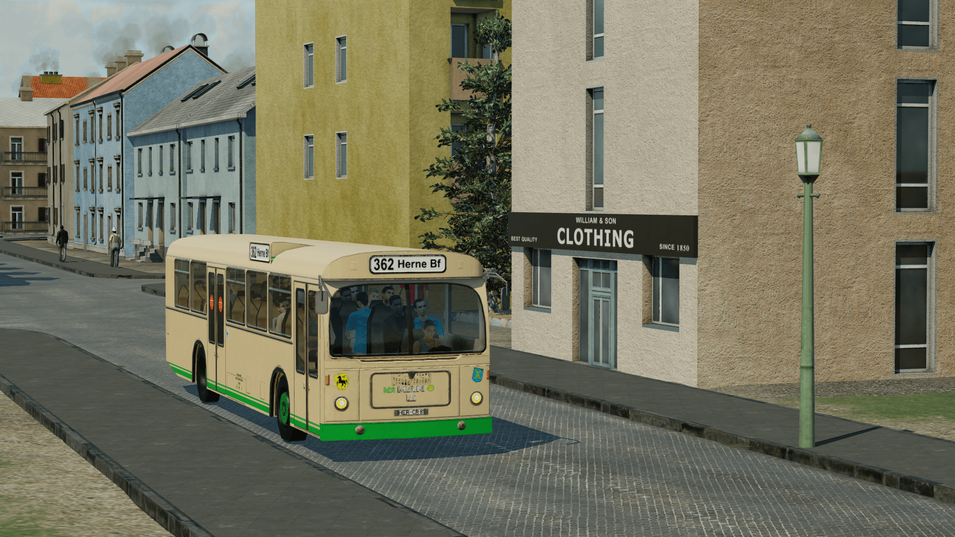 Linie 362 auf dem Weg zum Herne Bahnhof
