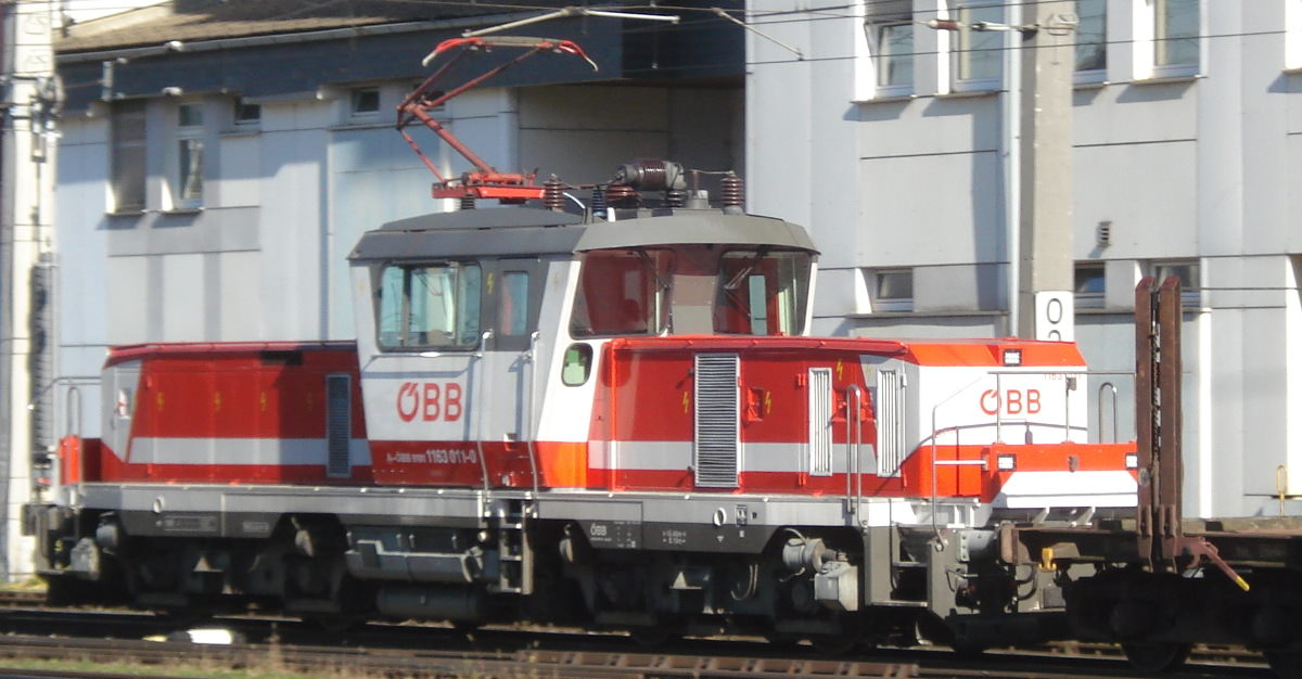 ÖBB 1163 011-0 in Salzburg - für mich aktuell eine der schönsten Loks.
