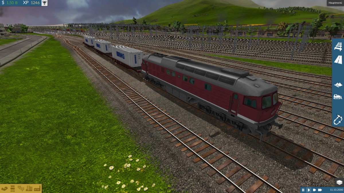 Kurzer Güterzug