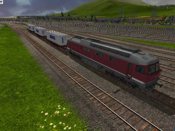 Kurzer Güterzug