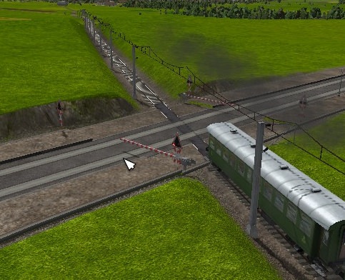 schräge schranke