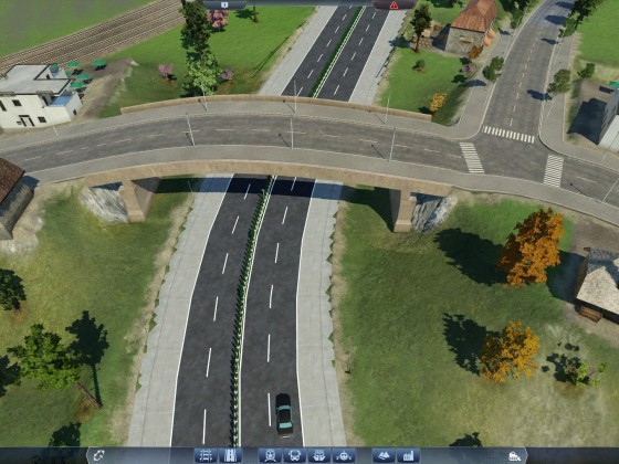 Neue Straßenbrücke