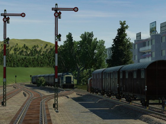 Güterverkehr auf der Nebenbahn