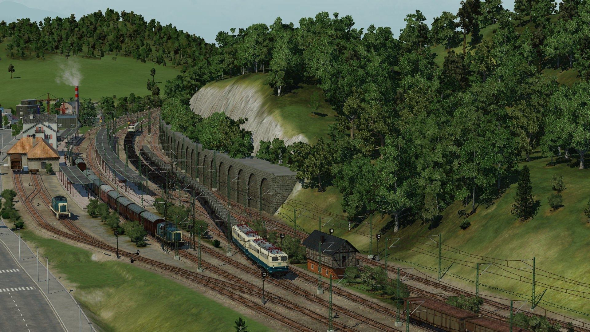 als die Bahn noch ozeanblau-beige war ...