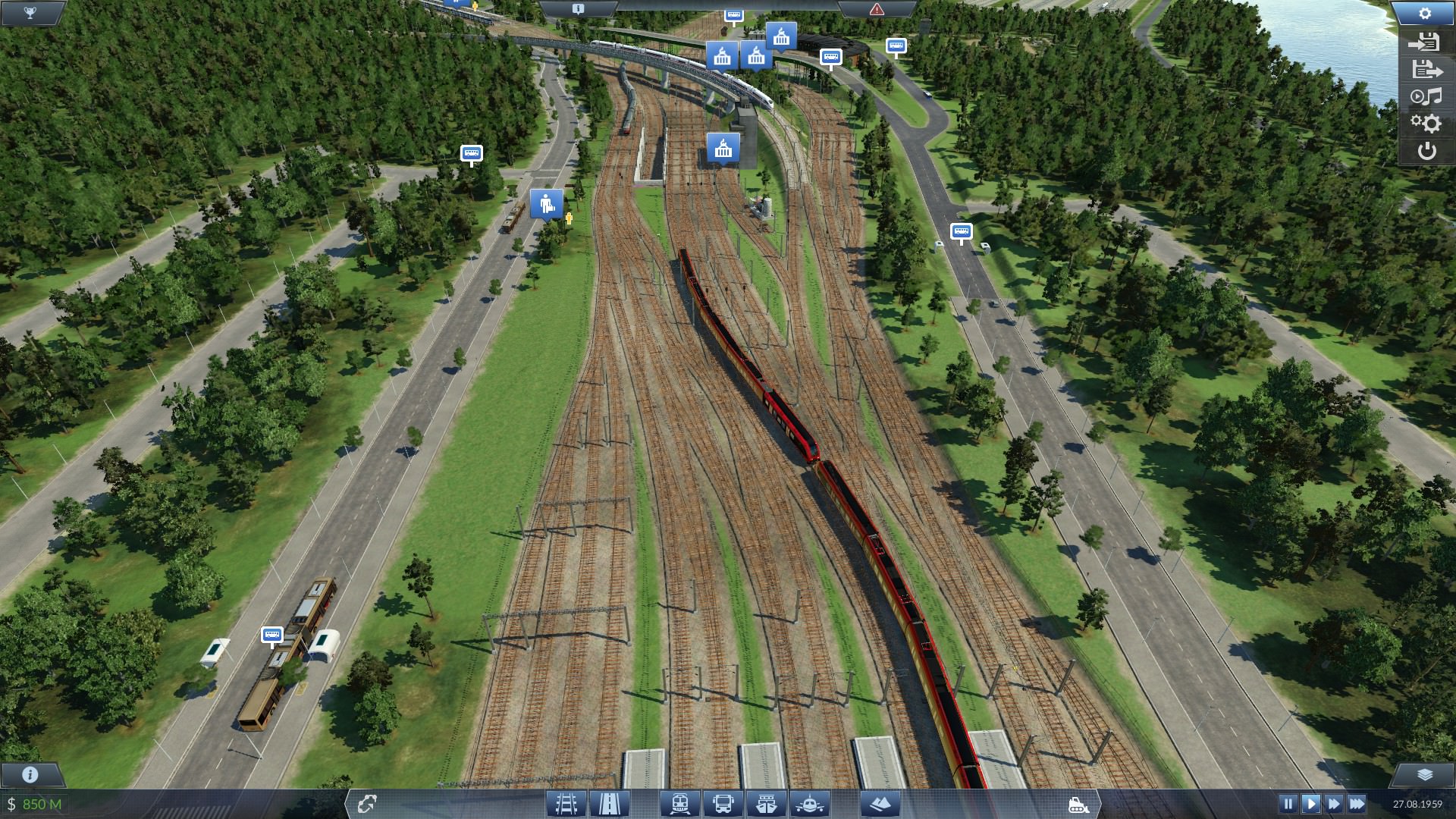 Chaos vor dem Bahnhof