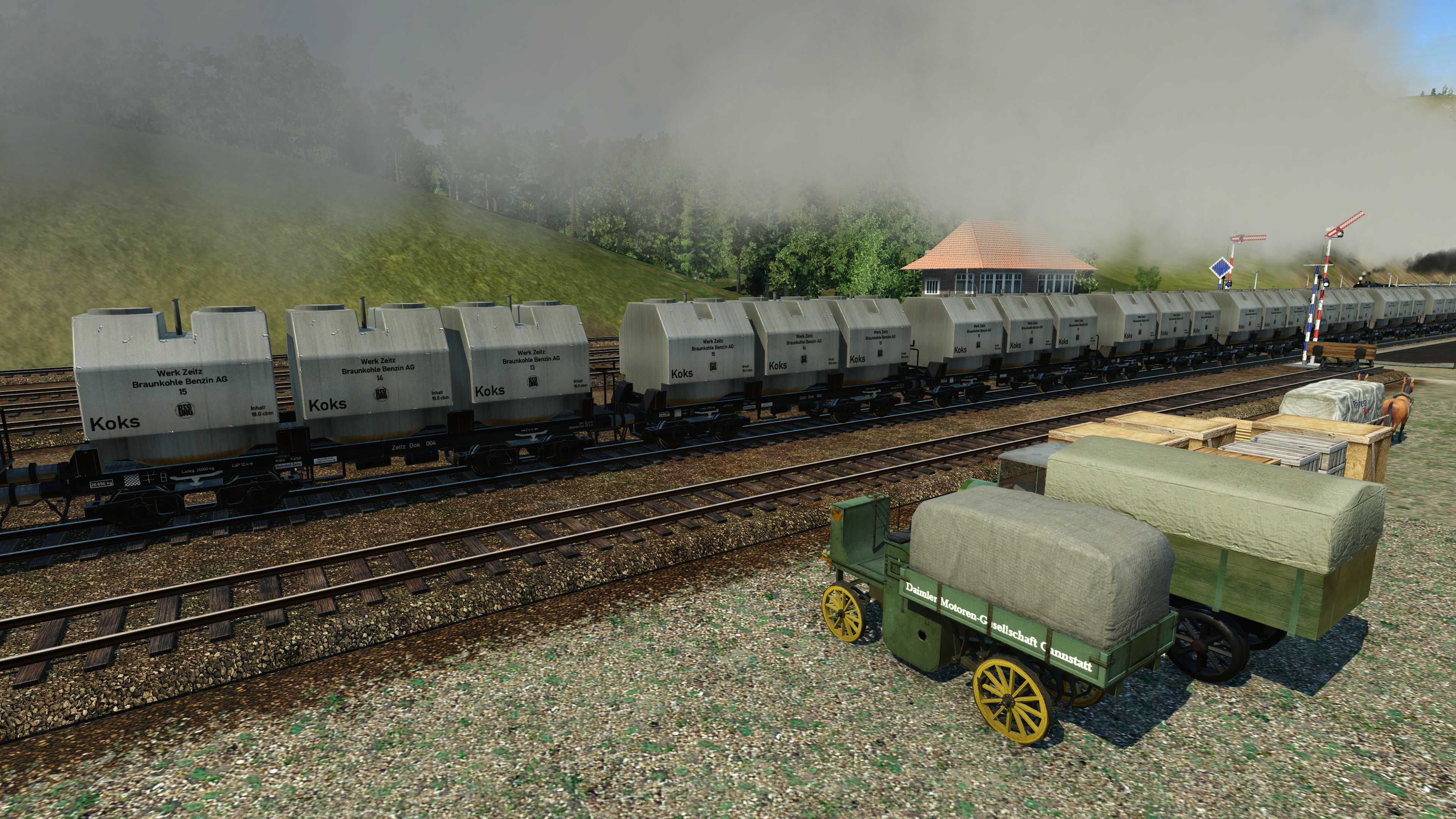 Wagen für Kohle und Schlacke