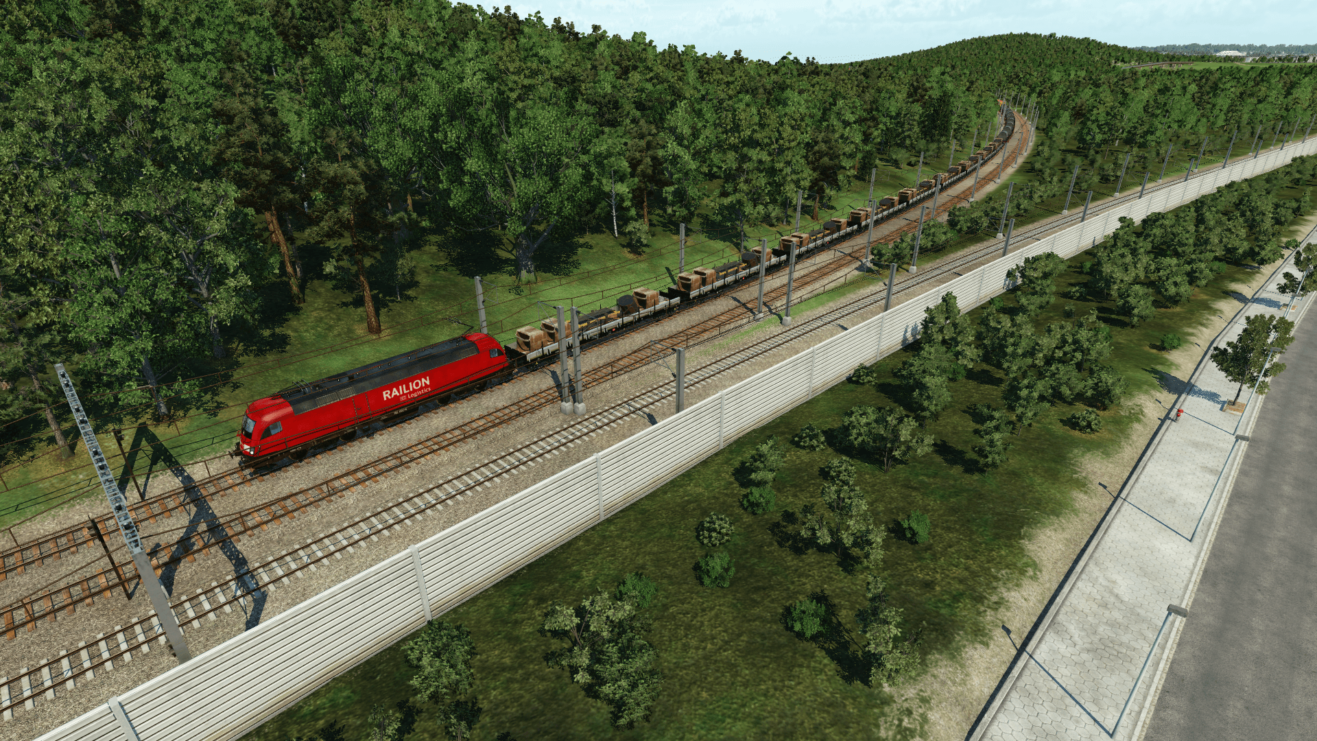 BR 182 mit Maschinen nach Lichtenfels