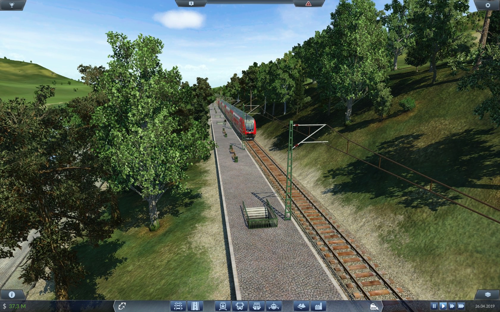 S2 auf der Rückfahrt