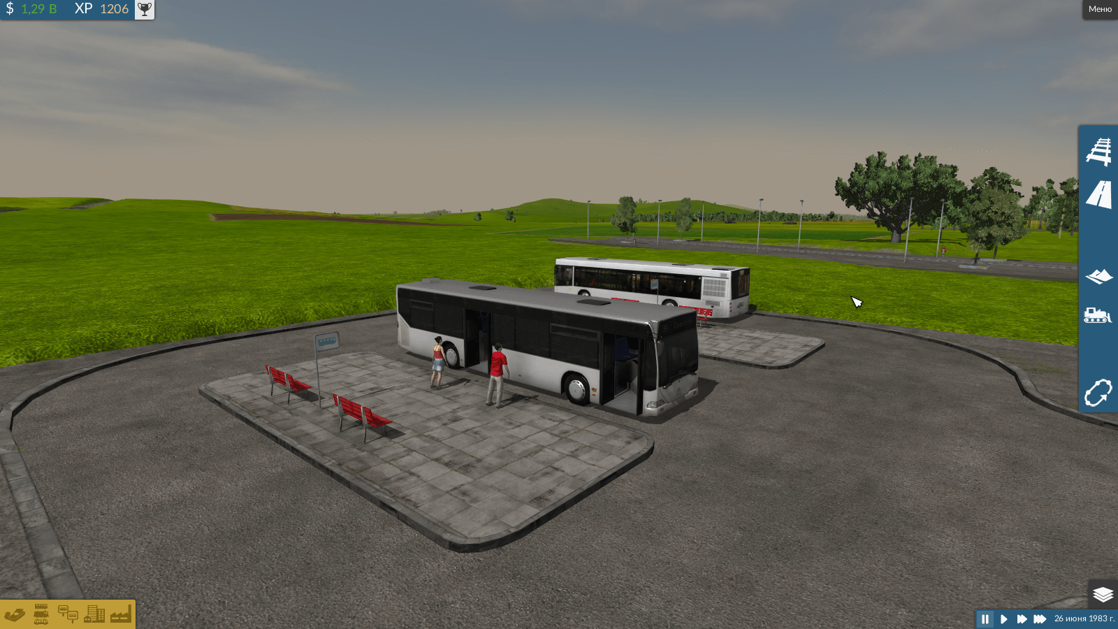 MB Citaro and MAZ-203