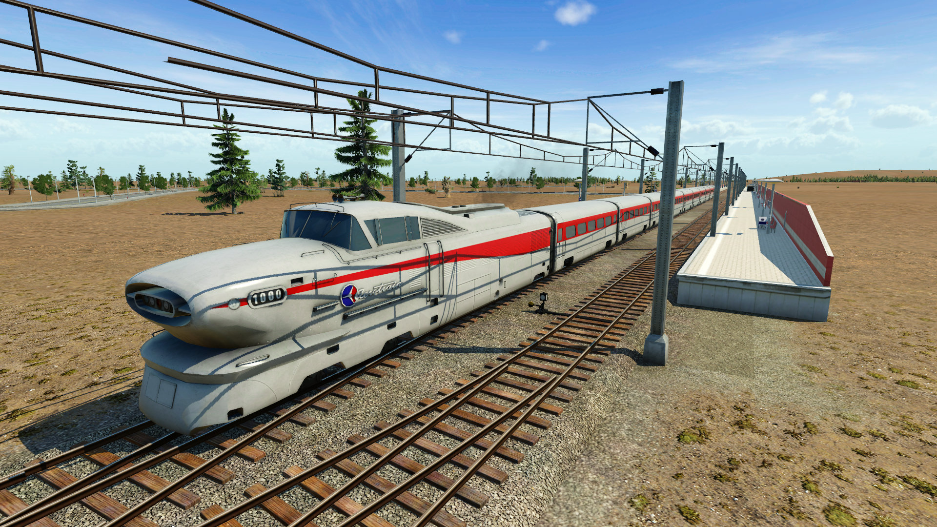 Aerotrain Verlässt Harlem