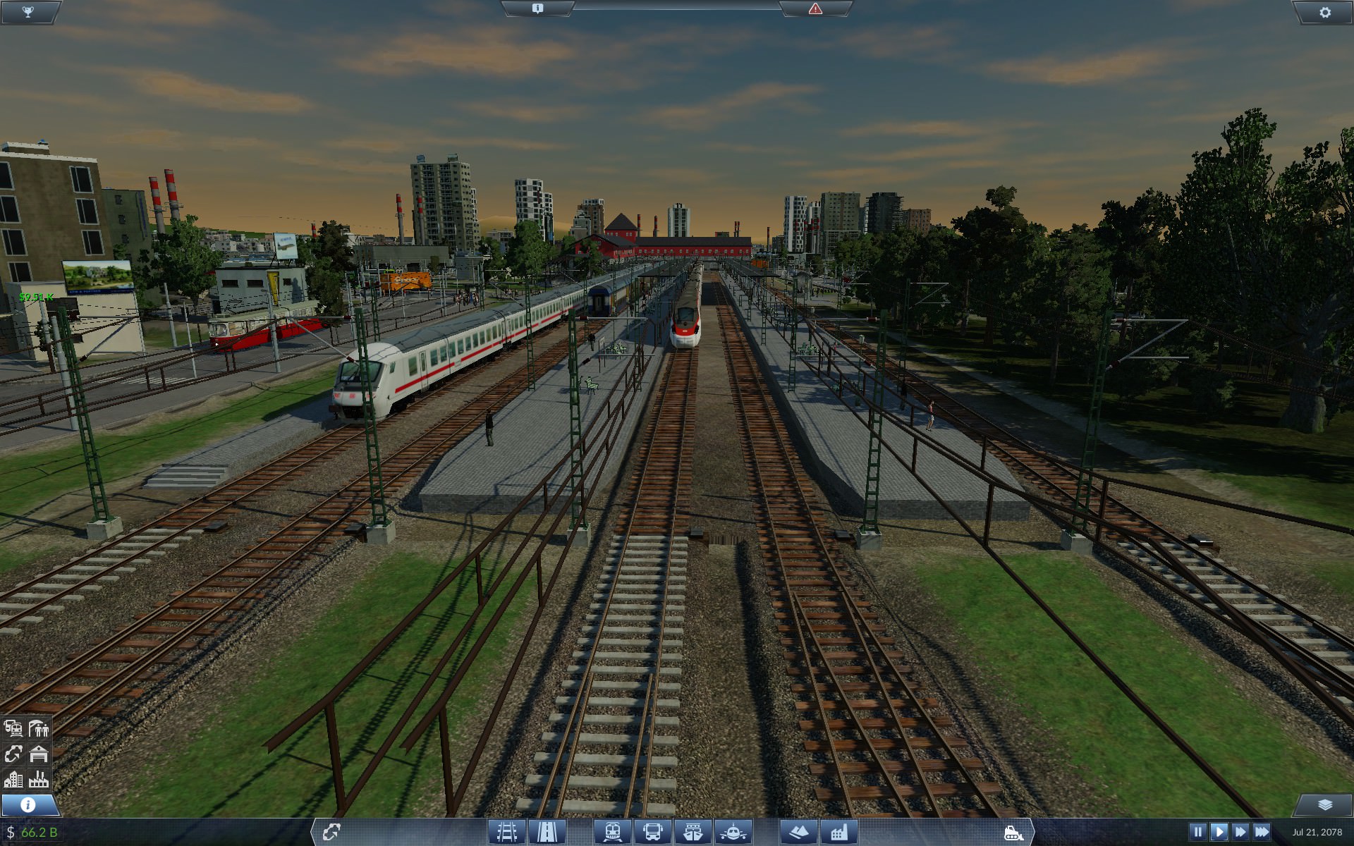 Trains at Warstein Hauptbahnhof