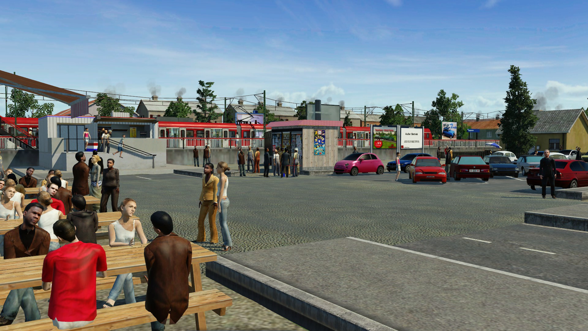 Am Bahnhof
