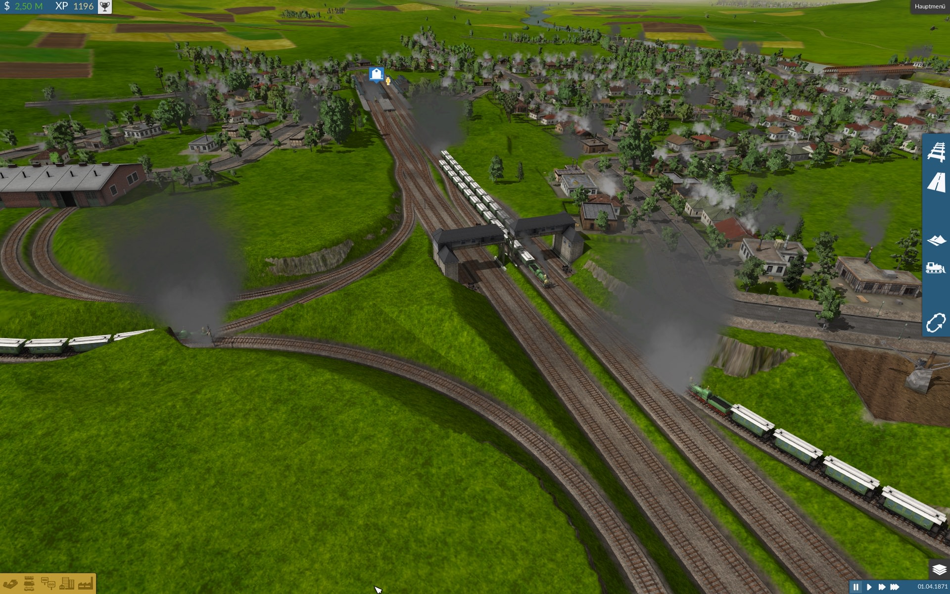 Stau am Lokschuppen