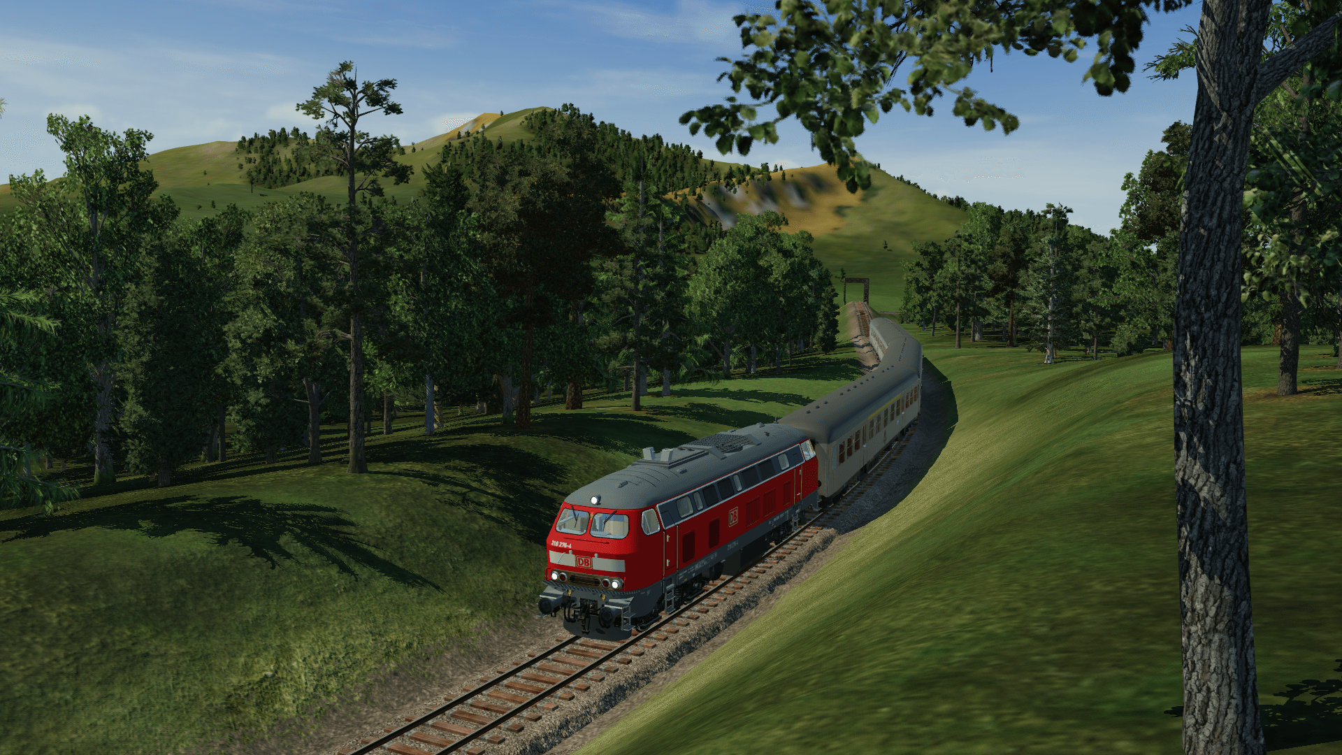 Br 218 mit Silberlingen