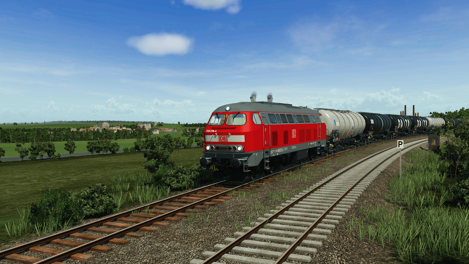BR 218 auf der Eifelbahn