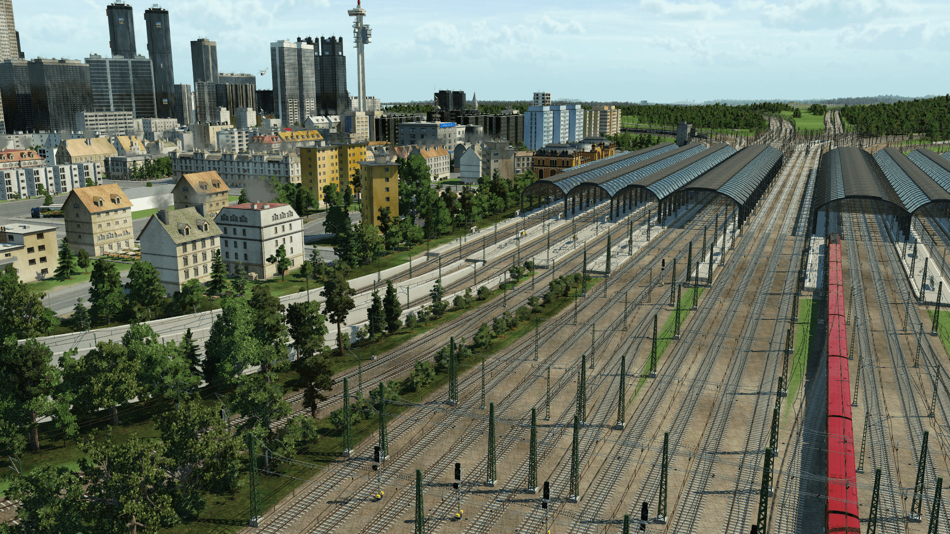 Fiktiver Hamburger Hauptbahnhof