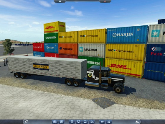 Erste Lieferung für den Containerhafen